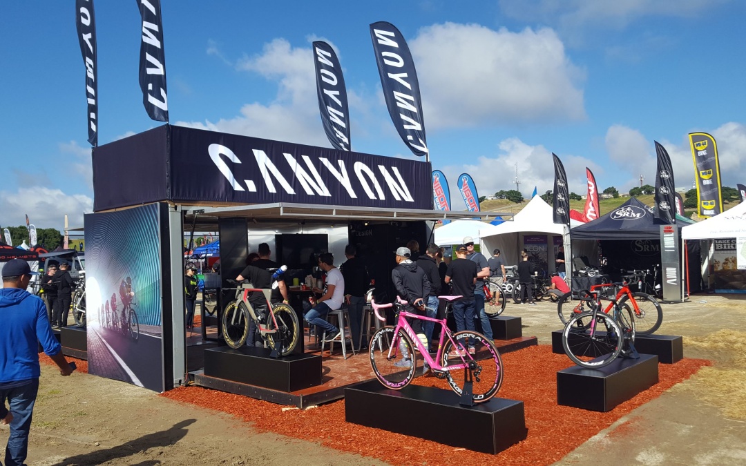 Canyon Bicycles Shipping Container Expo